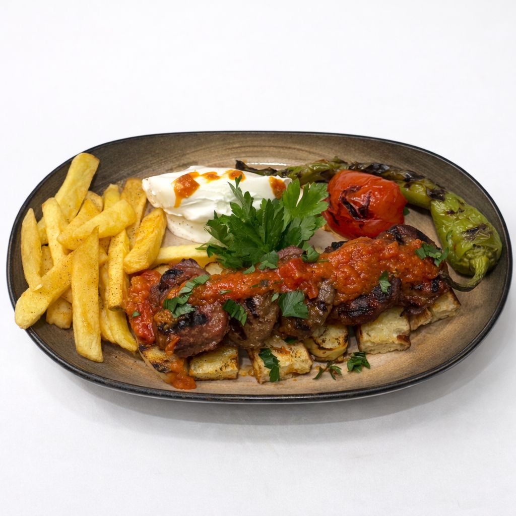 Bazlamalı Yoğurtlu Köfte